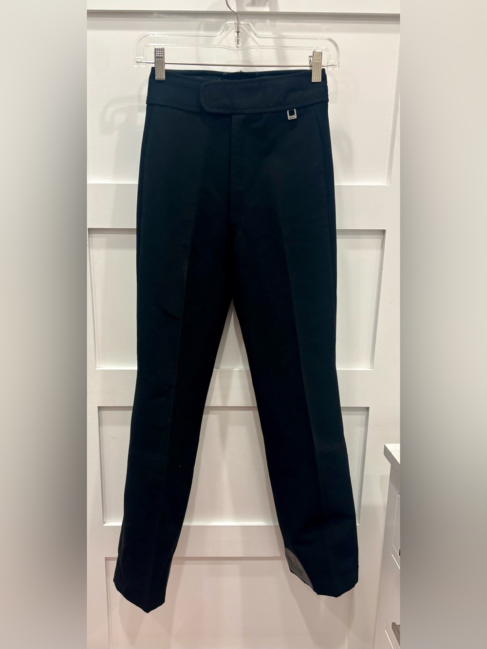 Women's Vintage Roffe Black Ski Pants